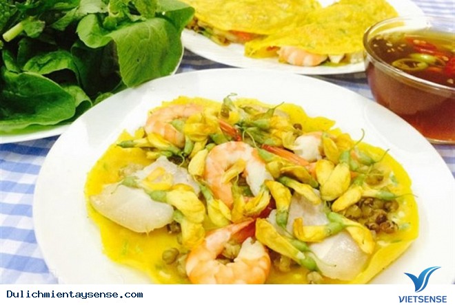 Bánh xèo bông điên điển